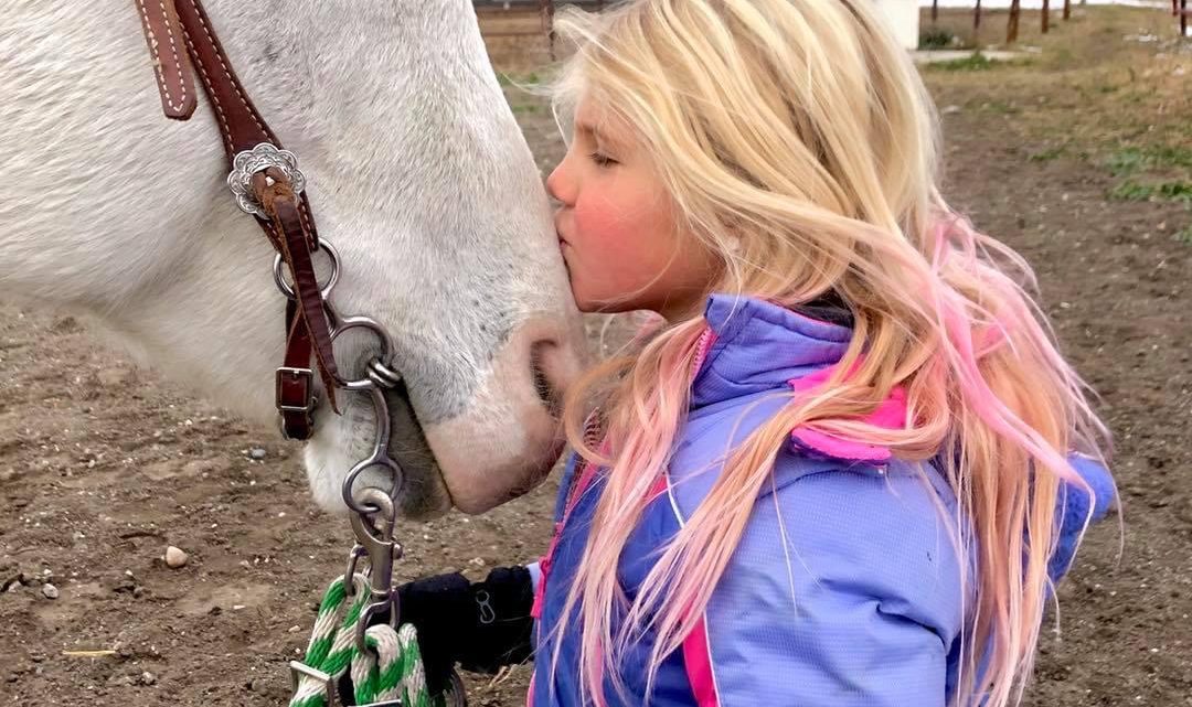 Horse kisses make everything better